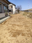 【作業２日目】植栽･芝の撤去､廃土 完了