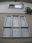 たくさんの光を採りこむワイドサッシ。