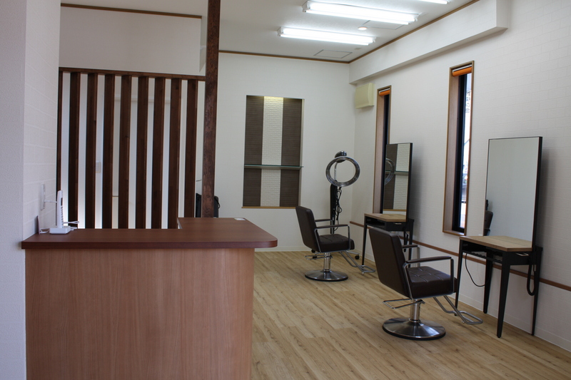 内装リフォーム 店舗リフォーム 長岡市 完全予約一名様の美容室