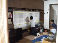 短時間の簡単施工で
室内の雰囲気が変わります。