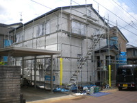 施工中（中塗り）
