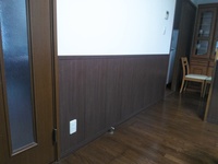 ダイニング 壁（施工後）