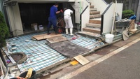 車庫前⑤
上段メッシュ敷き
土間コン打設